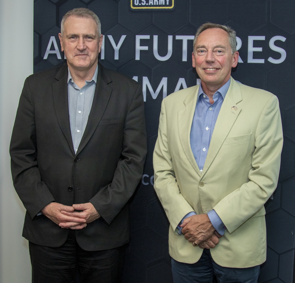Major General Christopher Tickell, British Army Director of Capability Visit
