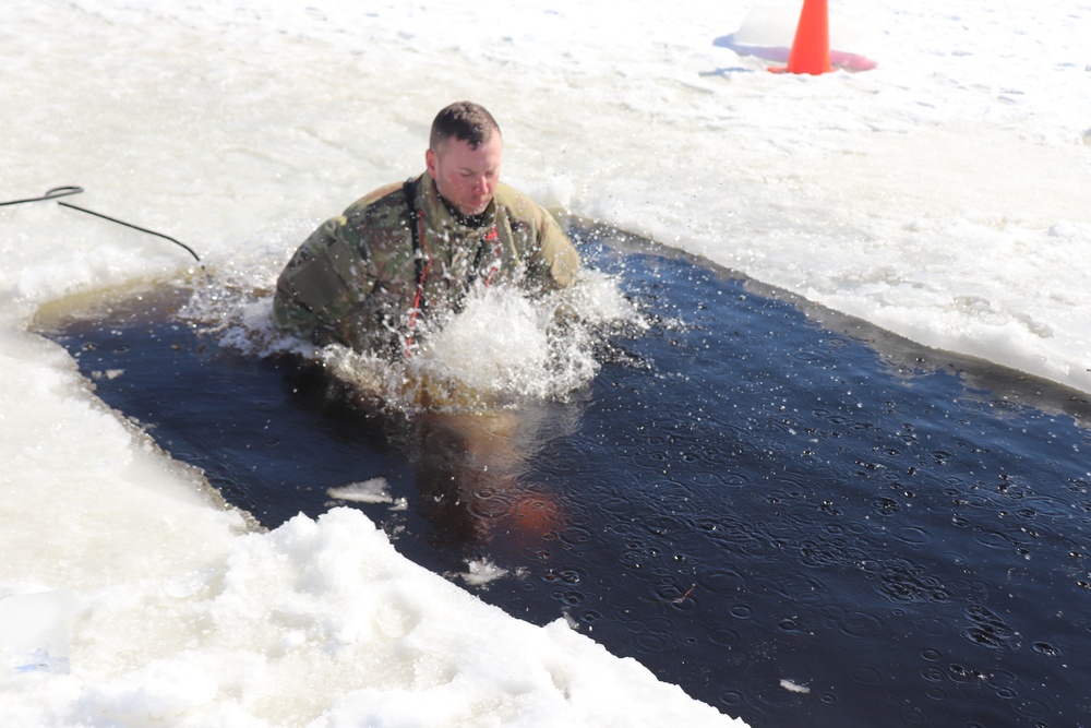 CWOC Class 20-04 students complete cold-water immersion training at Fort McCoy