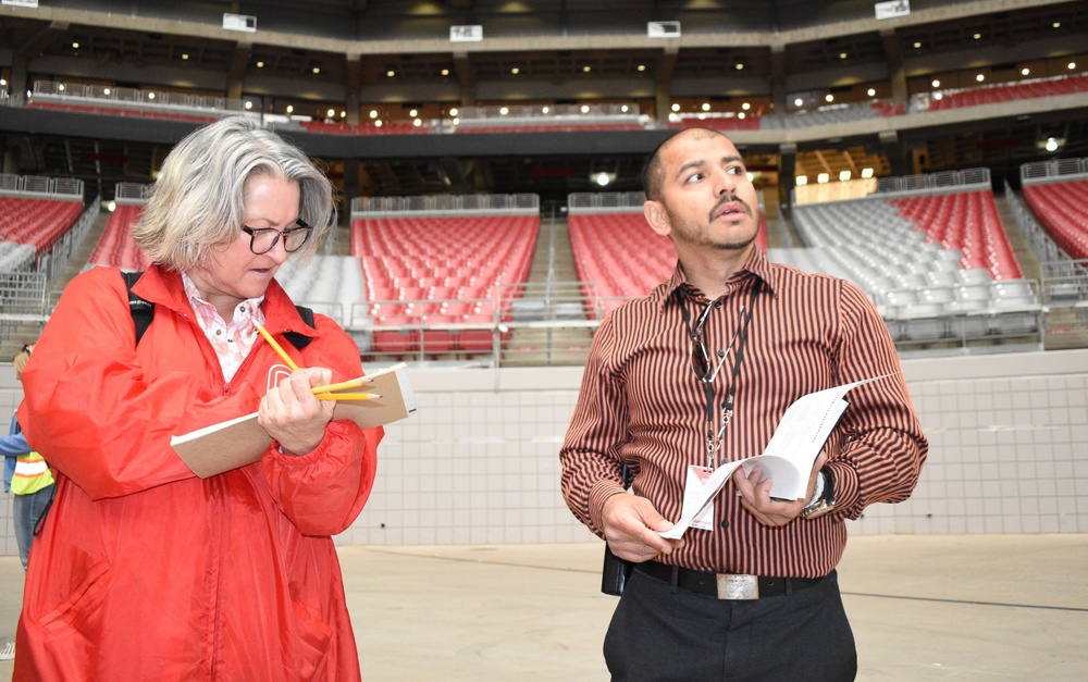 District teams visit alternate care facilities