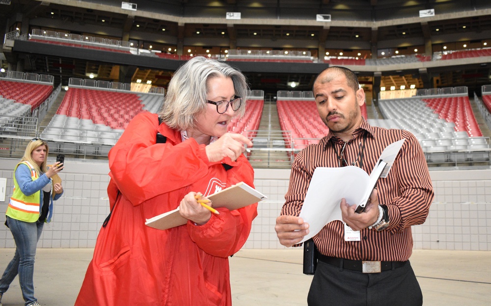 District teams visit alternate care facilities