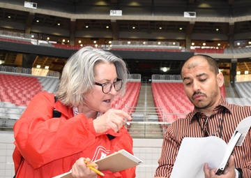 District teams visit alternate care facilities