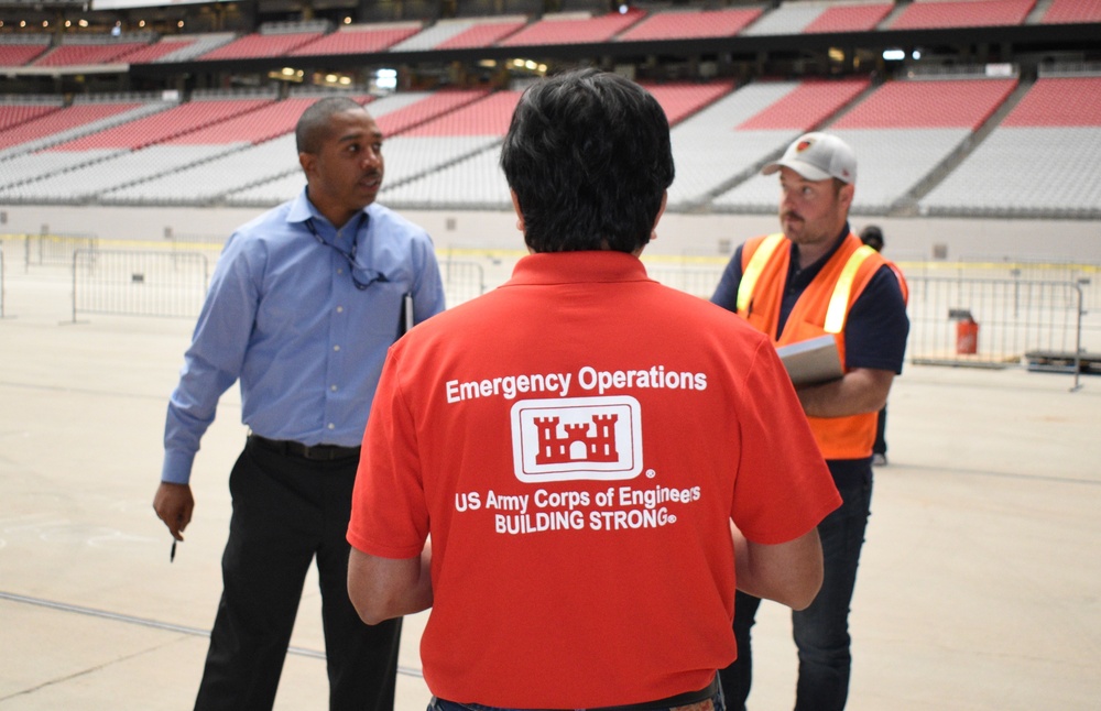 District teams visit alternate care facilities