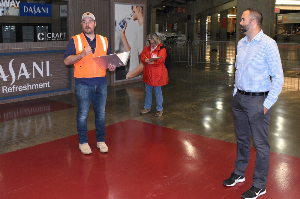 District teams visit alternate care facilities