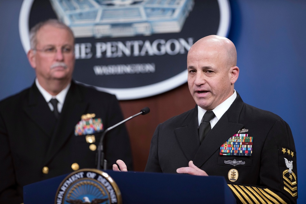 Top Navy Officials Brief on COVID-19 Response