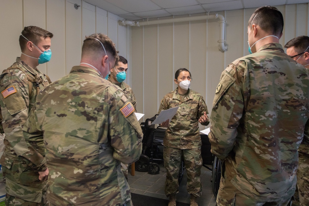 Mass. National Guard tests for COVID at Holyoke Soldiers’ Home