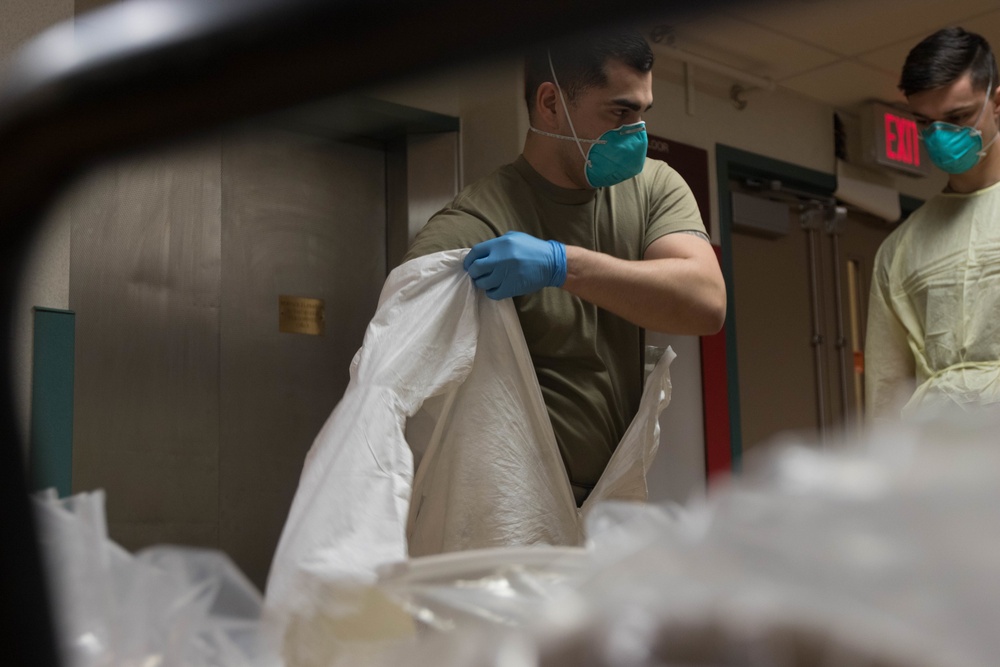 Mass. National Guard tests for COVID at Holyoke Soldiers’ Home