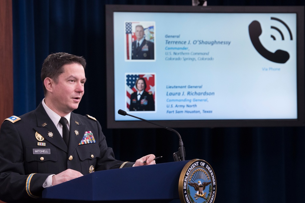 Northcom Officials Brief on COVID-19 Response