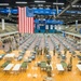 Connecticut National Guard sets up federal medical station equipment at Southern Connecticut State University