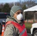 New Jersey National Guardsmen direct traffic to support local agencies during COVID-9 testing