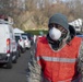 New Jersey National Guardsmen direct traffic to support local agencies during COVID-19 testing