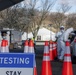 New Jersey National Guardsmen direct traffic to support local agencies during COVID-19 testing