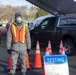 New Jersey National Guardsmen direct traffic to support local agencies during COVID-19 testing