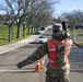 New Jersey National Guardsmen direct traffic to support local agencies during COVID-19 testing