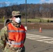 New Jersey National Guardsmen direct traffic to support local agencies during COVID-19 testing