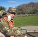 New Jersey National Guardsmen direct traffic to support local agencies during COVID-19 testing