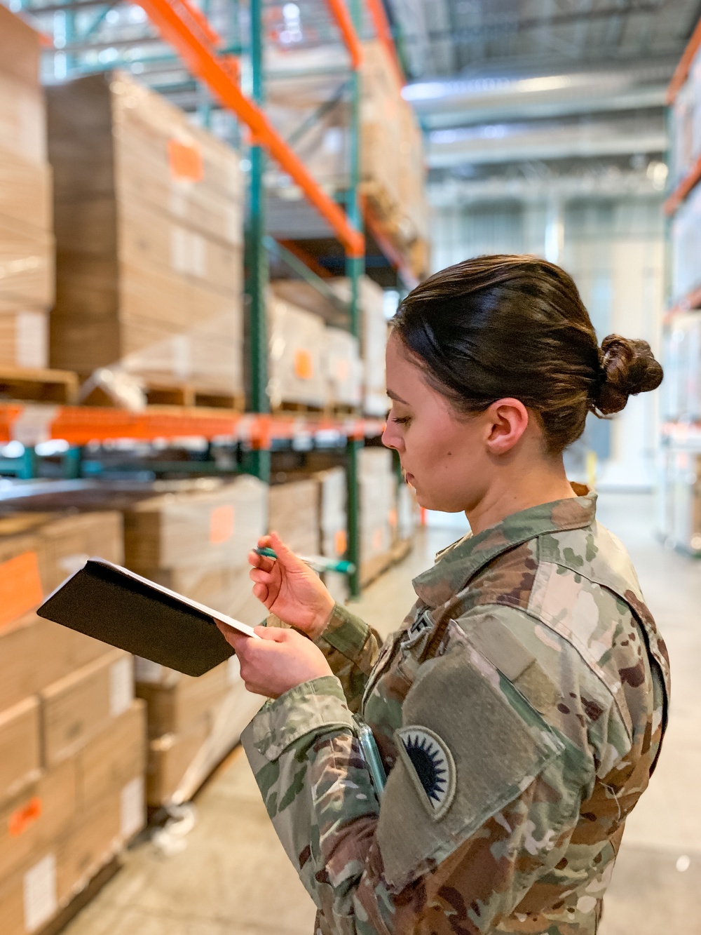 Oregon National Guard prepares supplies for delivery in response to COVID-19