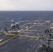 USS America (LHA 6) conducts flight operations.