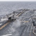 USS America (LHA 6) conducts flight operations.