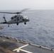 USS America (LHA 6) conducts flight operations.