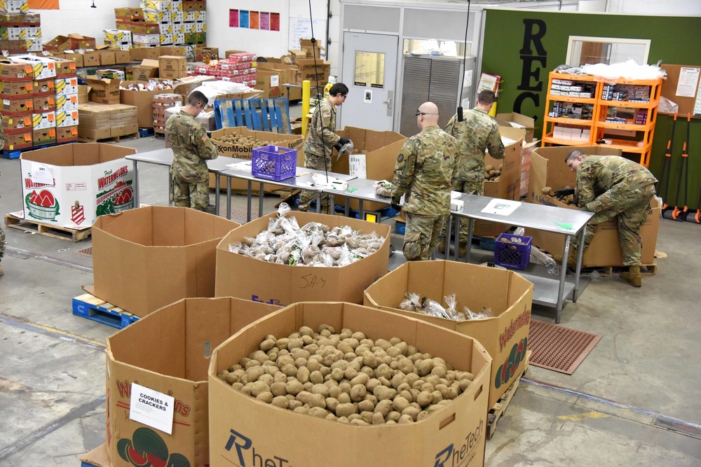 60,000 pounds of food prepared as the Michigan National Guard Assist Food Banks during COVID-19 response