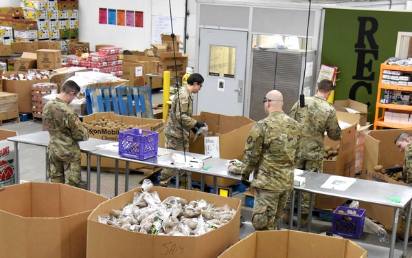 60,000 pounds of food prepared as the Michigan National Guard Assist Food Banks during COVID-19 response