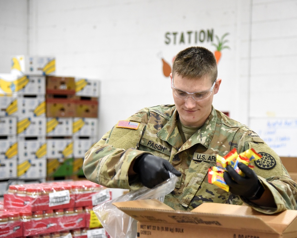 60,000 pounds of food prepared as the Michigan National Guard Assist Food Banks during COVID-19 response