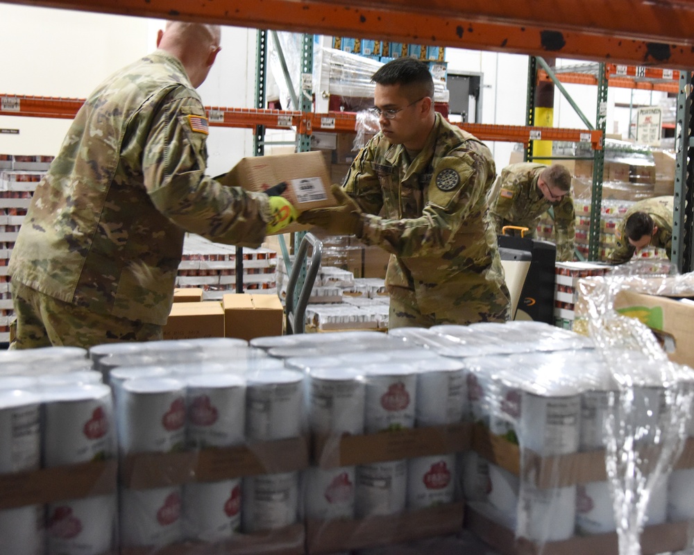 60,000 pounds of food prepared as the Michigan National Guard Assist Food Banks during COVID-19 response