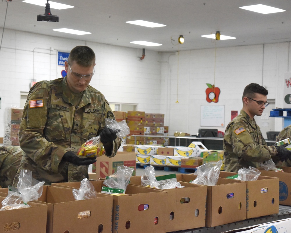 60,000 pounds of food prepared as the Michigan National Guard Assist Food Banks during COVID-19 response