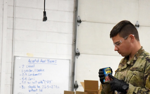60,000 pounds of food prepared as the Michigan National Guard Assist Food Banks during COVID-19 response