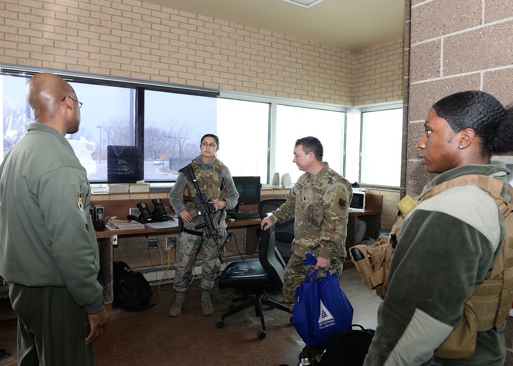 55th Wing leadership boost morale by giving treats