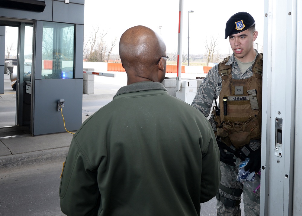 55th Wing leadership boost morale by giving treats