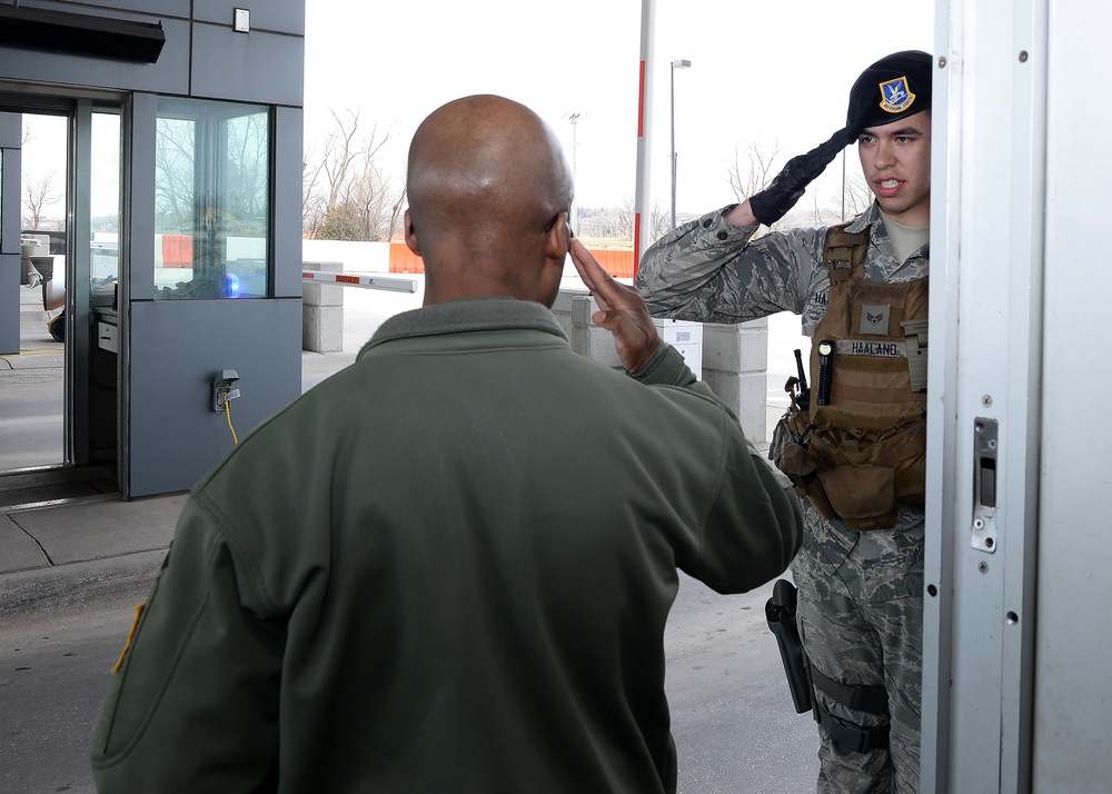 55th Wing leadership boost morale by giving treats