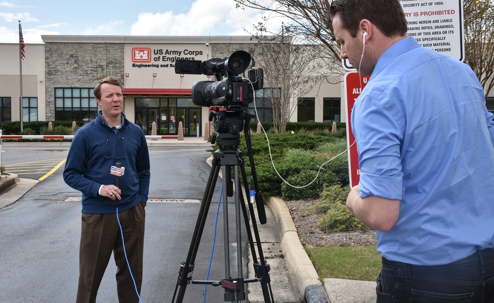 HUntsville Center engineering director speaks to local Alabama news amid COVID-19 response efforts