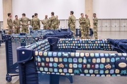 Texas Army National Guard Set up Field Hospital