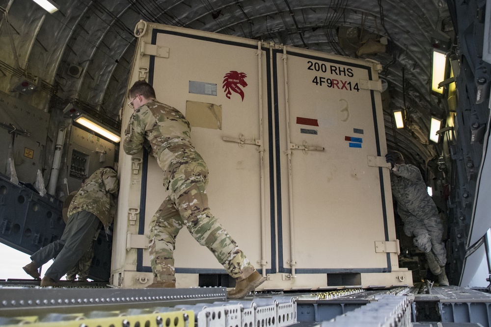 Disaster Relief Beddown System arrives back in Mansfield