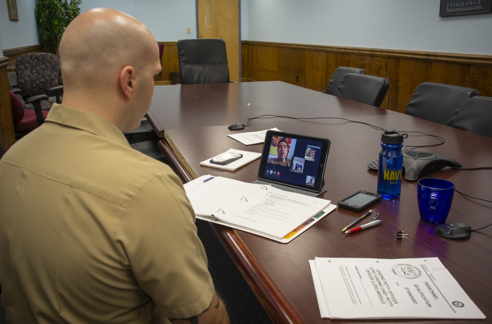 NTAG Philadelphia leadership holds virtual LPO boards for Sailors