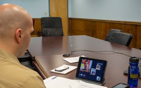 NTAG Philadelphia leadership holds virtual LPO boards for Sailors