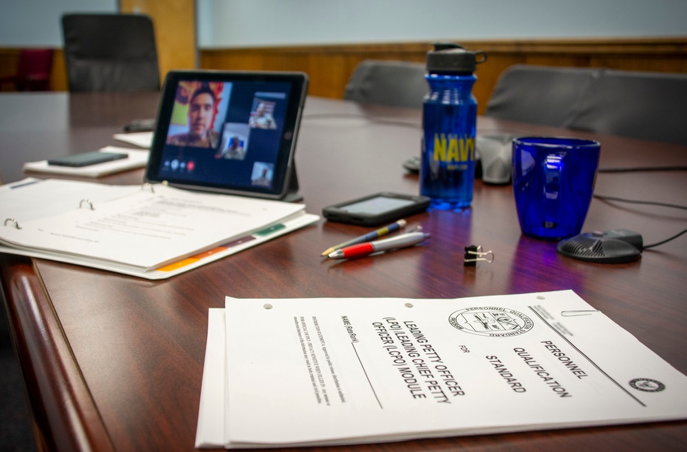 NTAG Philadelphia leadership holds virtual LPO boards for Sailors