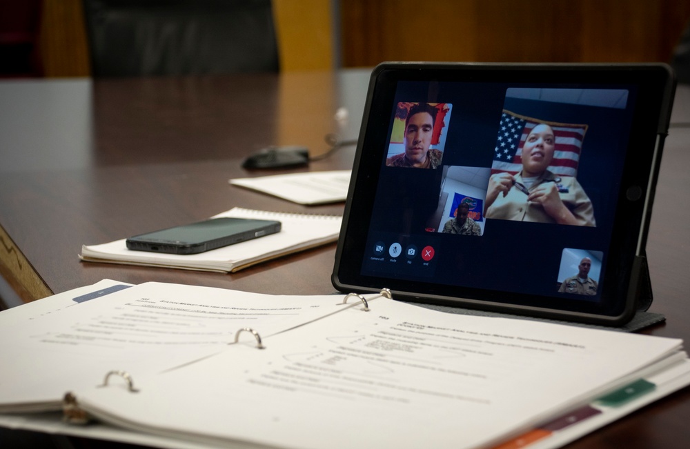 NTAG Philadelphia leadership holds virtual LPO boards for Sailors