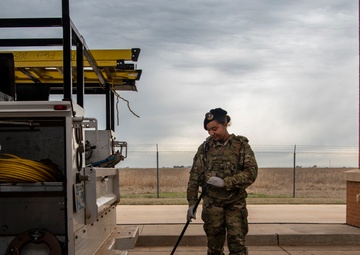 Vance Defender Searching a Vehicle