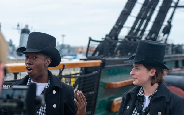 USS Constitution Sailors Conduct Facebook Live Tour