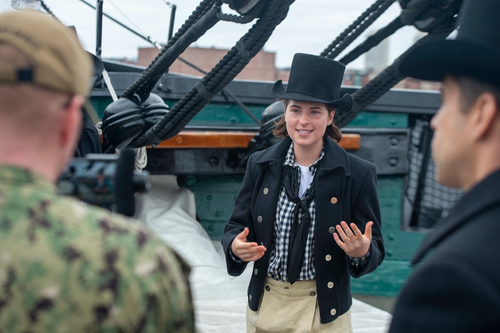 USS Constitution Sailors Conduct Facebook Live Tour