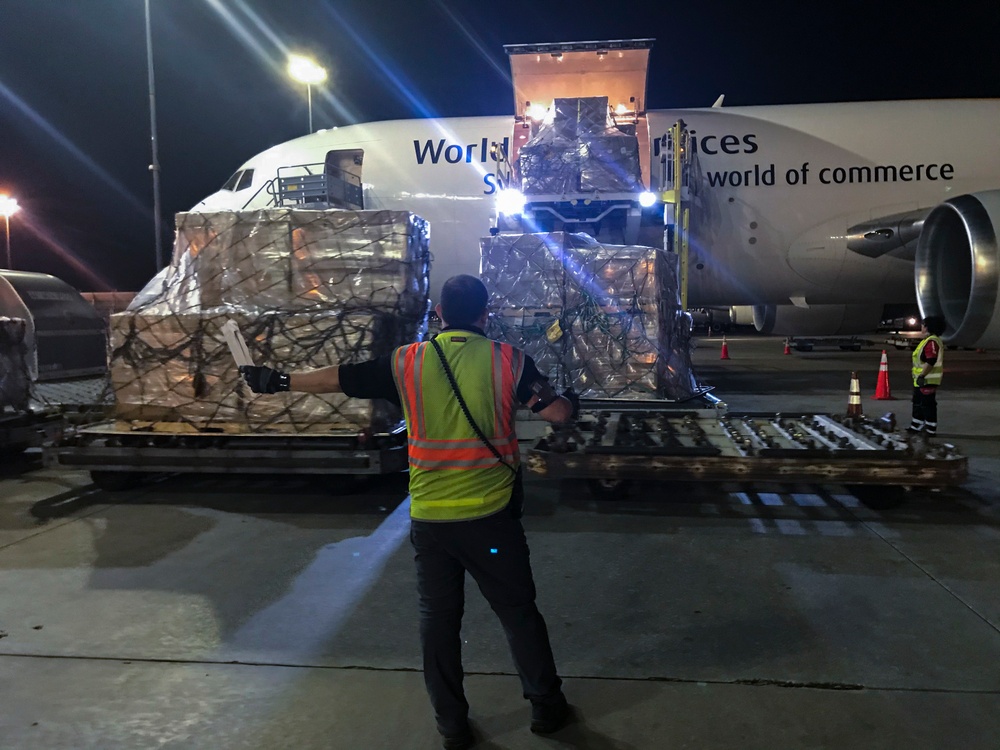 FEMA Air Bridge Delivers supplies for Nationwide Distribution