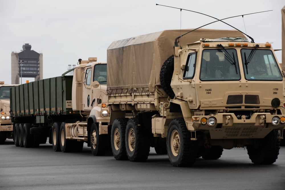 Mass. National Guard moves much needed medical supplies