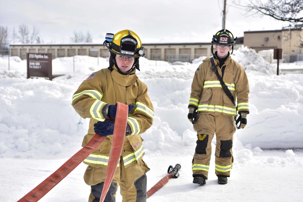 Eielson fire department fights more than fires