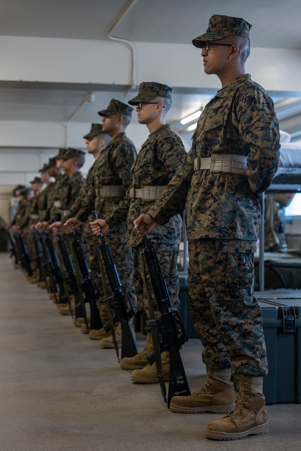 Charlie Company Senior Drill Instructor Inspection