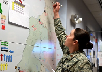 COVID-19 Mission Tracking at N.H. National Guard Joint Operations Center