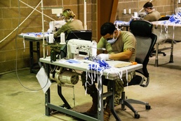 1st Special Forces Group (Airborne) Soldiers make protective masks, Fight COVID-19