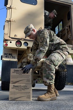 Guard Supports NC State COVID-19 Response
