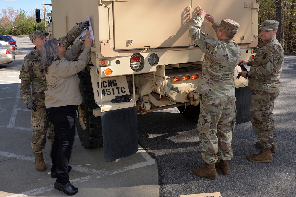 Guard Supports NC State COVID-19 Response